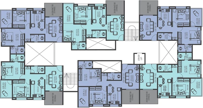 Floor Plan of Arun Celesta Neo in Chikhali, Pune - Image 222113