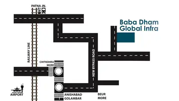 Location of Baba Dham Global Infra - Image 222159