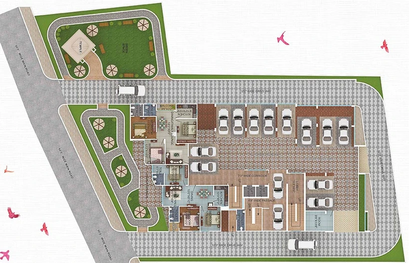 Master Plan of Balaji Tilkunwar Residency in Phulwari Sharif, Patna - Image 222178