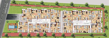 Master Plan of Ajantha Royal in Electronic City, Bangalore - Image 222189