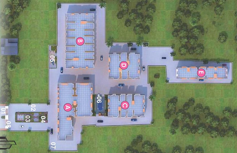 Master Plan of Gulabi Mega City Apartment in Bailey Road, Patna - Image 222227
