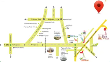 Location of Peninsula Prakruthi - Image 222380
