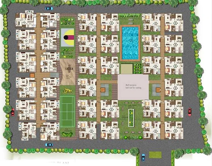 Master Plan of Abhigna SRC Blue Bells in Electronic City, Bangalore - Image 222400