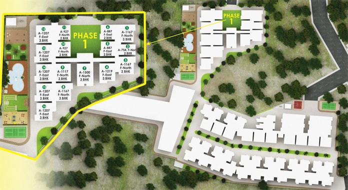 Master Plan of Bavisha Gardeniaa Phase 1 in Sarjapur, Bangalore - Image 222408
