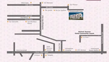 Location of Sree Sai Amaravathi Icon - Image 222418