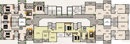 Floor Plan of North Cape Venicia in Baner, Pune - Image 118986