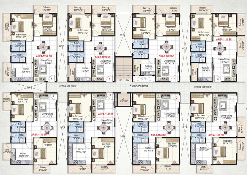 Floor Plan of Chariot Windsor Castle in Sarjapur, Bangalore - Image 222444