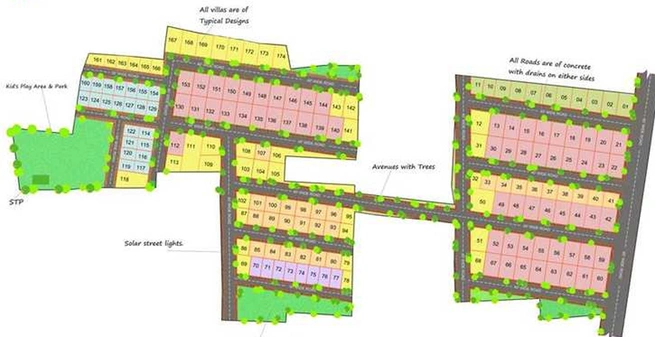 Master Plan of Kristal Chrysolite in Sarjapur, Bangalore - Image 222479