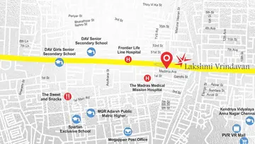Location of India Lakshmi Vrindavan - Image 222593