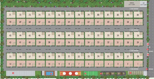 Master Plan of SKR Gardens in Bommasandra, Bangalore - Image 222719