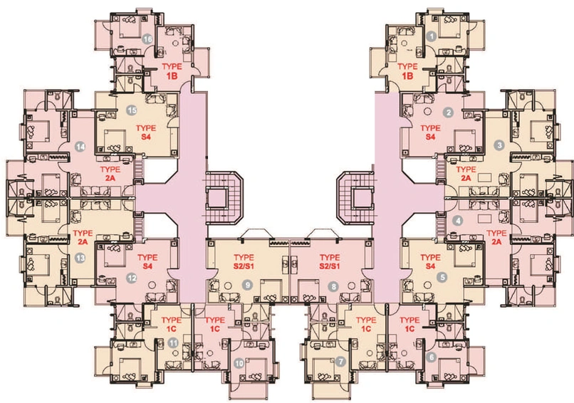 Floor Plan of Ittina Mahavir in Electronic City, Bangalore - Image 222767