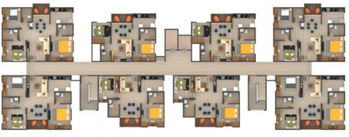 Floor Plan of Krishna Goldfields in Electronic City, Bangalore - Image 222776