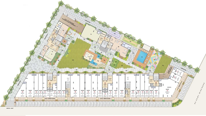 Master Plan of Origin Park in Sargasan, Gandhinagar - Image 128698
