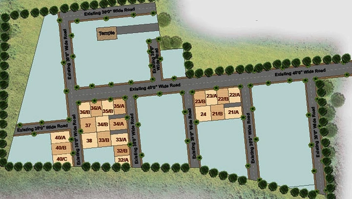 Master Plan of Essen Western County in Patancheru, Hyderabad - Image 222876