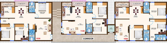Floor Plan of GBR Valencia in Patancheru, Hyderabad - Image 222892