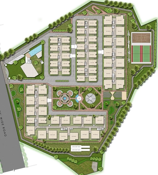 Master Plan of Gruhitha Spring Violet in Patancheru, Hyderabad - Image 222907