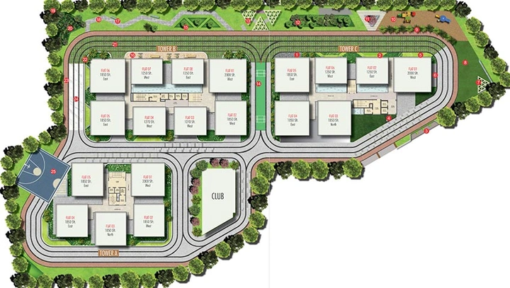 Master Plan of Samracana Swasthi in Kollur, Hyderabad - Image 222989