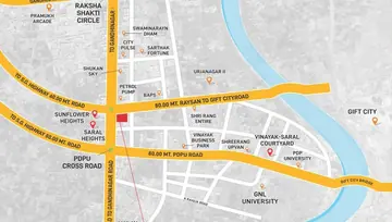 Location of Saral Skyline - Image 128711