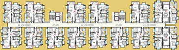 Floor Plan of Green Fort View in Bandlaguda Jagir, Hyderabad - Image 223066