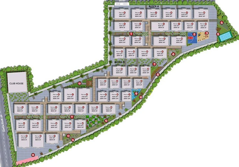 Master Plan of PVR Akash in Shankarpally, Hyderabad - Image 223160