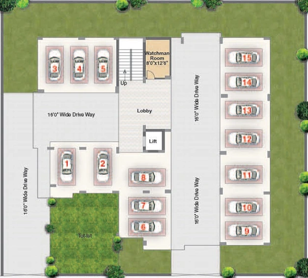 Master Plan of Saanvi Pleasure Home in Manikonda, Hyderabad - Image 223192