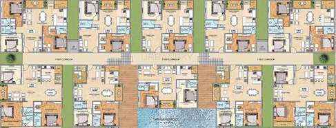 Floor Plan of Urbansky Regalia in Manikonda, Hyderabad - Image 223201