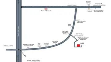 Location of Signate Hill Side Residency - Image 223210