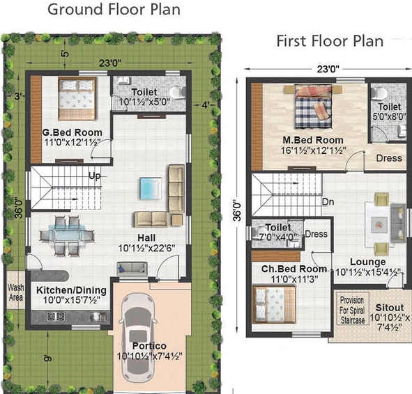 3 BHK Duplex in Srirasthu Nature Homes in Shankarpally, Hyderabad - Image 833196