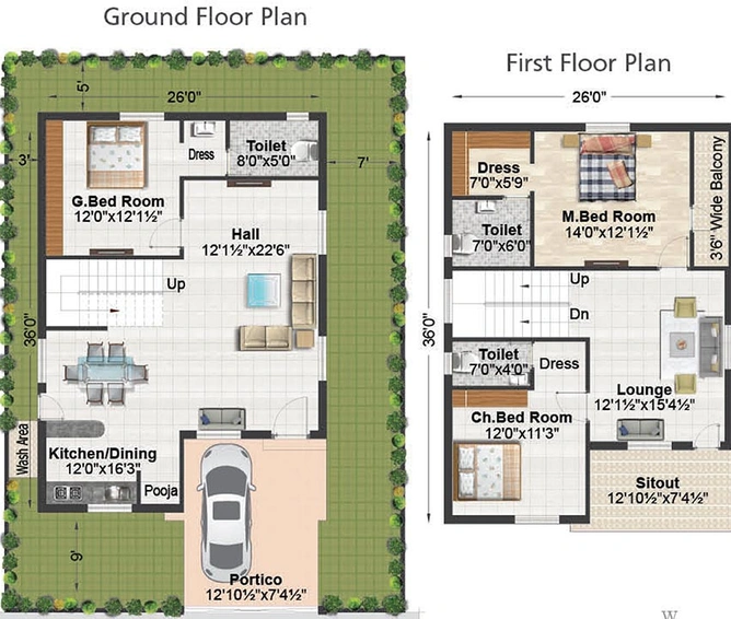 3 BHK Duplex in Srirasthu Nature Homes in Shankarpally, Hyderabad - Image 833197