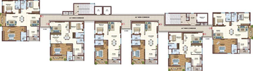 Floor Plan of Vian One 80 in Kollur, Hyderabad - Image 223330