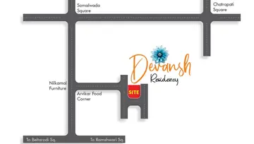 Location of Asha Devansh Residency - Image 223343