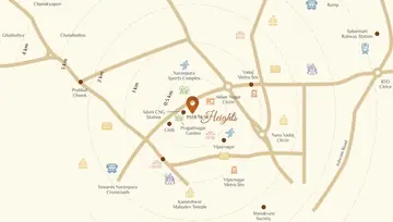 Location of Samyag Patrakar Heights - Image 223384