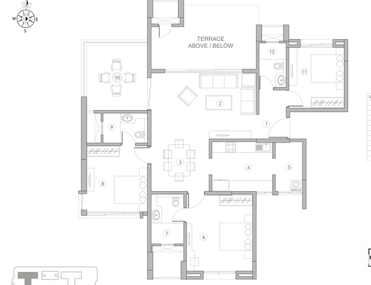 3 BHK Flat in Saarrthi Skybay 3 in Mahalunge, Pune - Image 420281