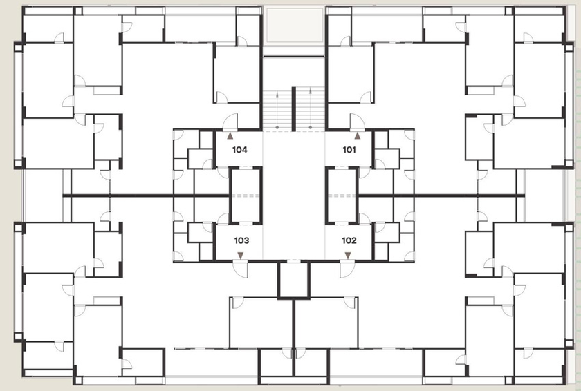 Floor Plan of Aastha Tree Home in Shahibaug, Ahmedabad - Image 126564