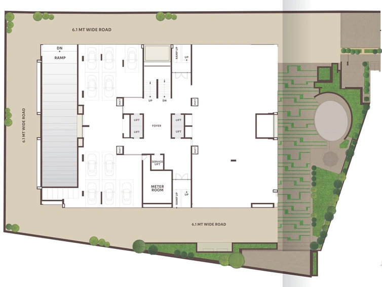 Master Plan of Aastha Tree Home in Shahibaug, Ahmedabad - Image 126565