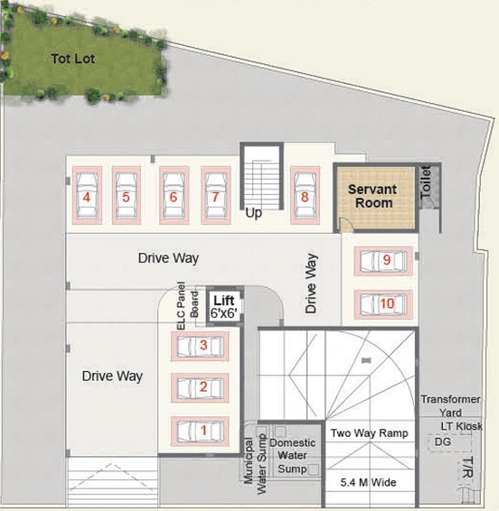 Master Plan of Rami Ashoo Towers in Attapur, Hyderabad - Image 223442