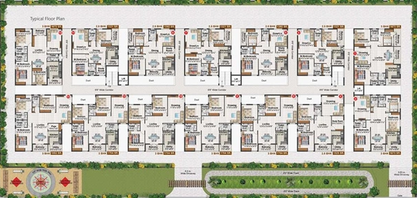 Master Plan of ECMAS Pebbles Bay in Miyapur, Hyderabad - Image 223560