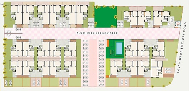 Master Plan of Bala Shree Ram Heritage in Nana Chiloda, Ahmedabad - Image 126779