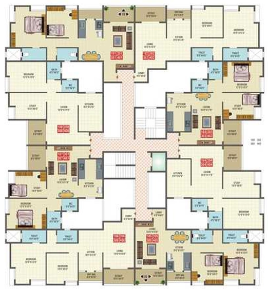 Floor Plan of Kiran Sankalp in Sus, Pune - Image 223528