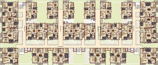 Floor Plan of Janapriya Nile Valley in Chandanagar, Hyderabad - Image 223608