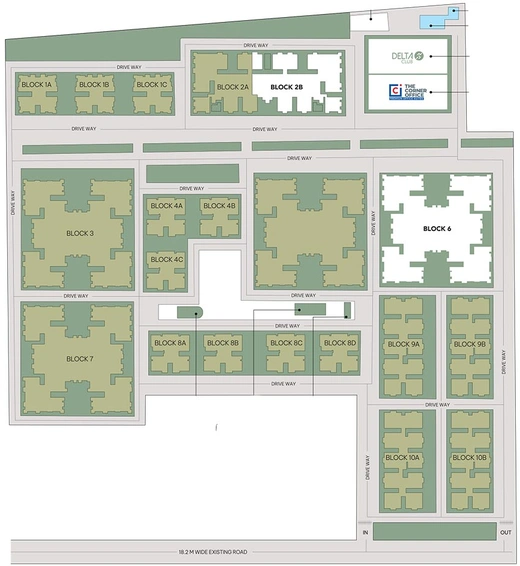 Master Plan of Janapriya Nile Valley in Chandanagar, Hyderabad - Image 223607