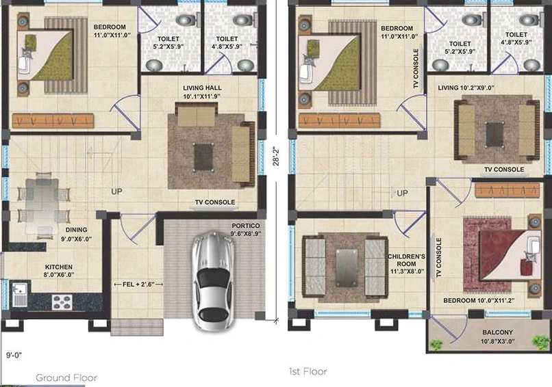 4 BHK House/Villa in Pride My World in Maheshwaram, Hyderabad - Image 833314