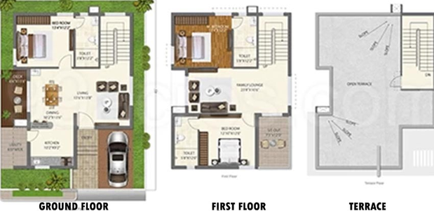 3 BHK House/Villa in Ramky Discovery City in Maheshwaram, Hyderabad - Image 833320