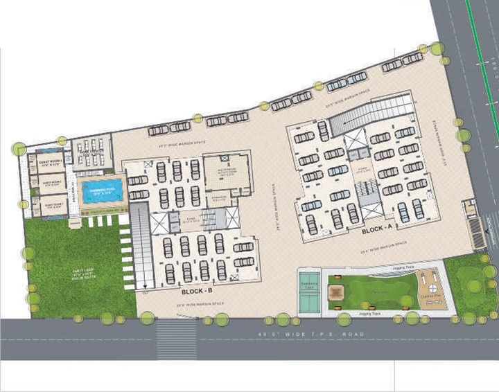 Master Plan of SKDs Surya Kutir in Naranpura, Ahmedabad - Image 119065