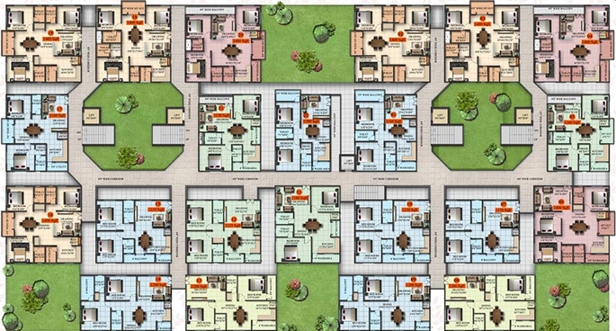 Floor Plan of Sai Keerthi Prime in Chandanagar, Hyderabad - Image 223752
