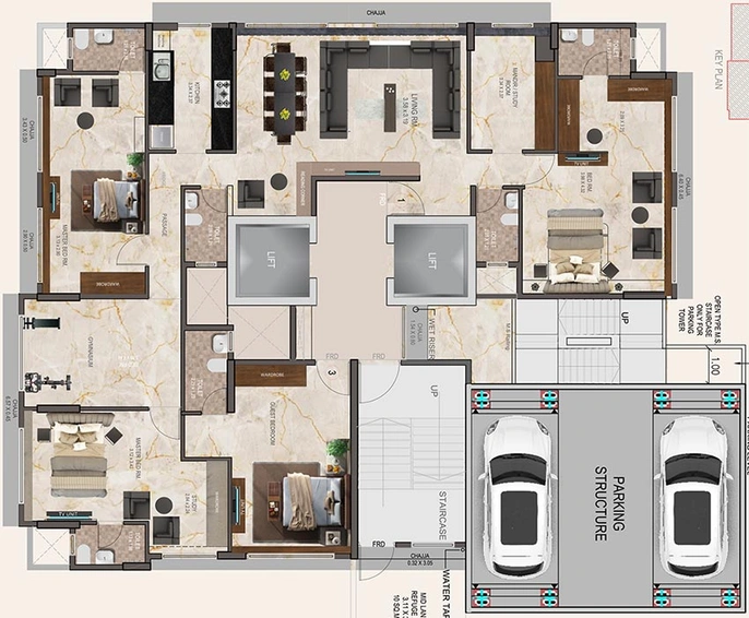 4 BHK Flat in Legend Gateway Residences in Andheri West, Mumbai - Image 833350