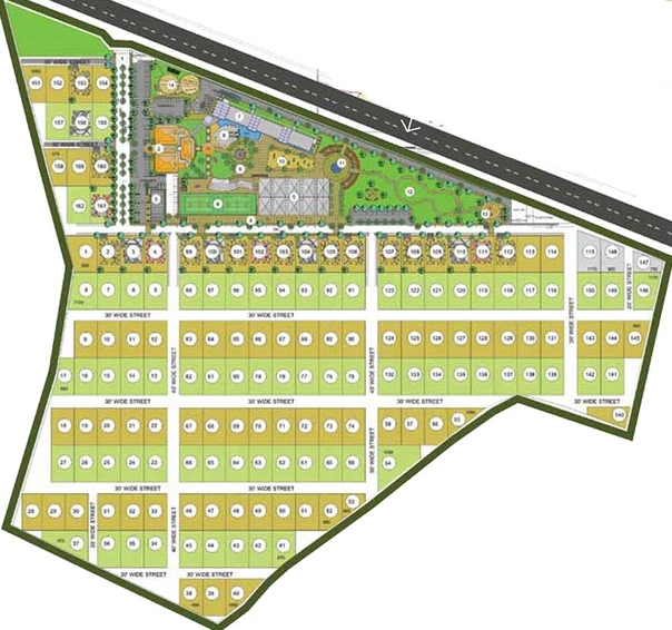 Master Plan of Maruthi Green Fields in Shadnagar, Hyderabad - Image 223856