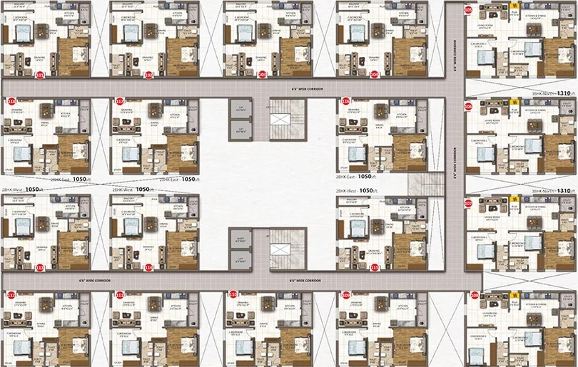 Floor Plan of SPJV Sri P Chenna Ramulus Mahaan in Shadnagar, Hyderabad - Image 223846