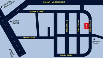 Location of Raja RR Livespace - Image 223893