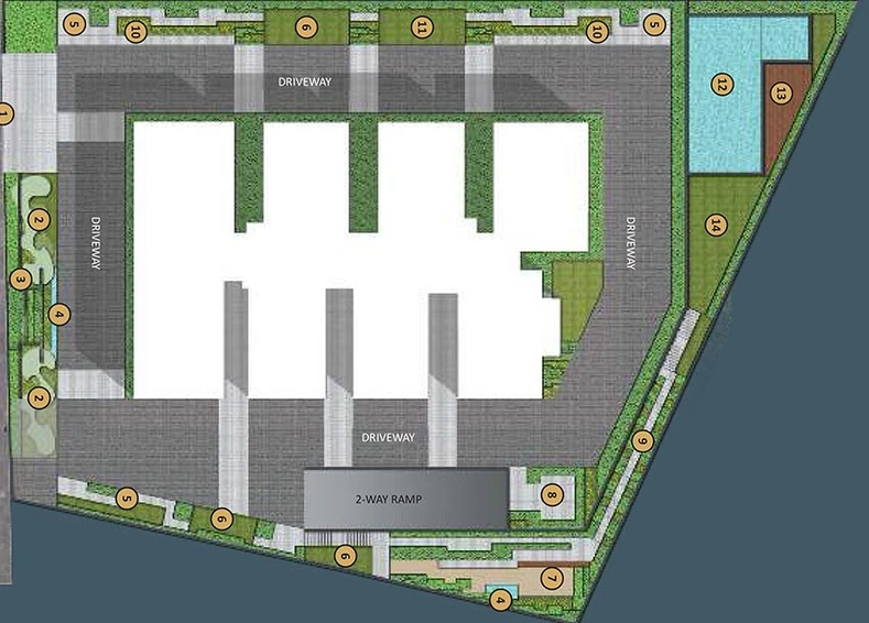 Master Plan of Ranjay Hill Side in Chandanagar, Hyderabad - Image 223987